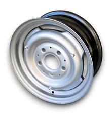 Stahlrad Style Felgen Silber für Mercedes W126 6x14 ET 30