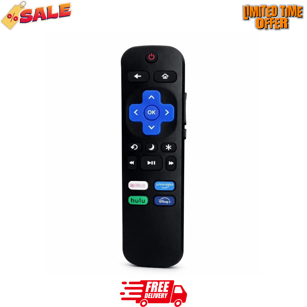 Control Replacement For All Roku Tv Tcl/hisense/onn Roku
