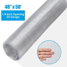 Hardware Cloth Galvanized Chicken Wire Welded Fence Mesh Roll 48"x 50