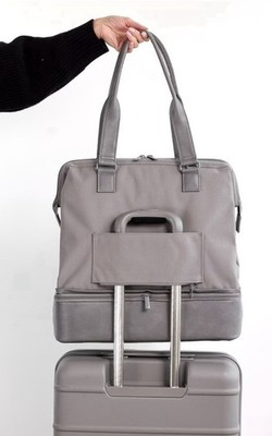 Beis the Mini Weekender Convertible Bag Grey G2U