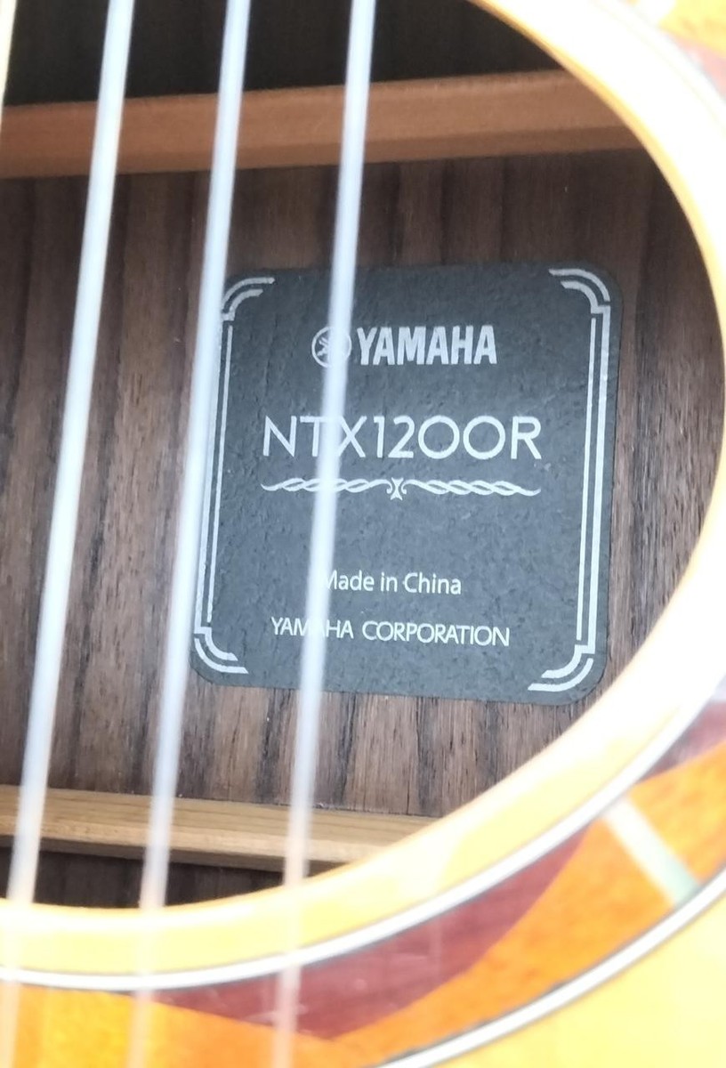 Yamaha NTX1200R Nylon String Acoustic Guitar - Natural for sale