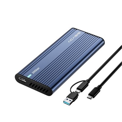 ACASIS USB 3.2 Gen2x2 20Gbps M.2 NVMe SATA SSD Gehäuse Werkzeuglos SSD Case