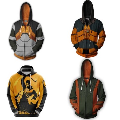 Game Half Life 3D Hoodies Cosplay Dr Gordon Freeman Sweatshirts Jacke Costumes