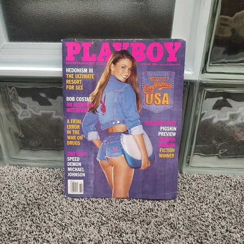 Playboy Magazine Oct 2000 Cover Lauren Michelle Hill Playmate: Nichole Van Croft