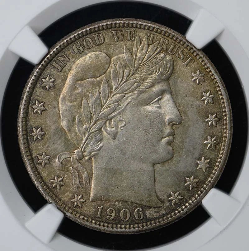 1906-D Barber Half Dollar 50C NGC MS62 (CAC) - Image 3 of 4