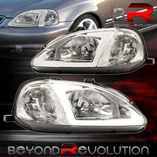 For 1999-2000 Civic LED Tube Replacement Headlight Corner Signal Assembly Clear