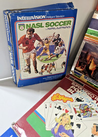 Vintage Intellivision IntelliVoice Voice Synthesis Module & Console w/ 18 Games