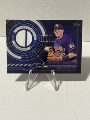 #ad 2014 Topps Trajectory Relics Game Used Mem Troy Tulowitzki #TR TT Rockies $2.99