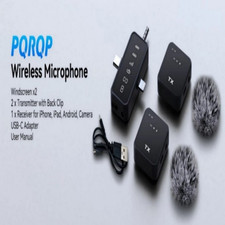 3in1 Mini Microphone for iPhone/Android/Camera Wireless Lavalier Microphone /-