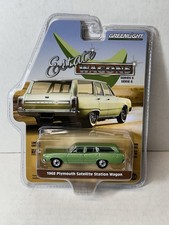 Greenlight Estate Wagons 1968 Plymouth Satellite Station Wagon 1:64 Diecast