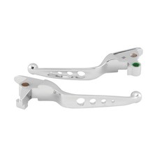 Bikers Choice Chrome 4 Hole Series Brake + Clutch Lever Set-53576