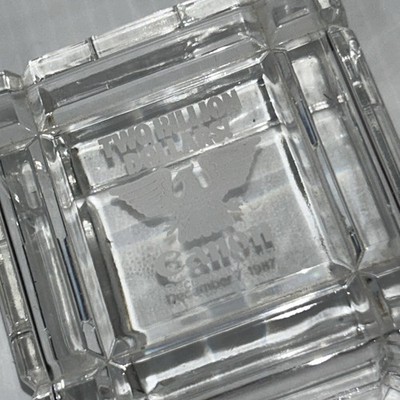 Jaffa Trinket Box Lead Crystal Canon 1987 Promotion 2 Billion Dollars READ/250h