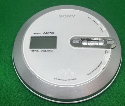 Sony Walkman D-NF430 Portable CD Player Radio FM/AM/TV/Weather Pristine 