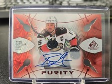 2022-23 Upper Deck SP Game Used Purity Legends 09/49 Ryan Getzlaf #P-51 Auto