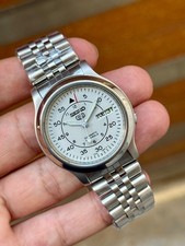 Seiko 5 7s26-02J0 SNK803 daydate stainless steel automatic mens wrist watch