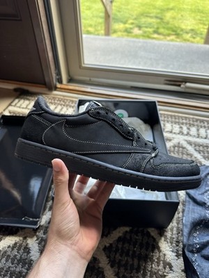 DS New Nike Air Jordan 1 Retro Low OG SP Travis Scott Black Phantom Size 11