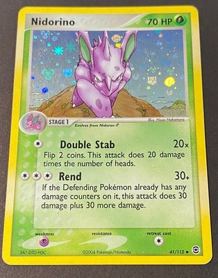 Nidorino - FireRed & LeafGreen - 41/112 - Reverse Holo - Pokemon - MP