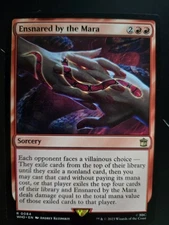 Ensnared by the Mara NM Universes Beyond: Doctor Who MTG FREE SHIPPING