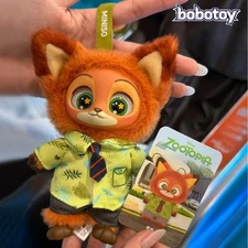 MINISO Zootopia Series Blind Box Vinyl Plush Pendant Figure-Nick Birthday Gift