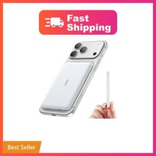 for Magsafe Portable Charger, 5000mAh Slim Wireless Magnetic Power Bank  Tra...
