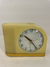 PARTS READ Westclox Big Ben Moon Beam 43000 Electric Alarm Clock Yellow Glow PARTS READ Westclox Big Ben Moon Beam 43000 Electric Alarm Clock Yellow Glow