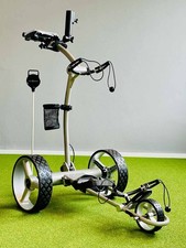 Caddyone 650 Elektro Golftrolley Silber Lithium mit Fernbedienung