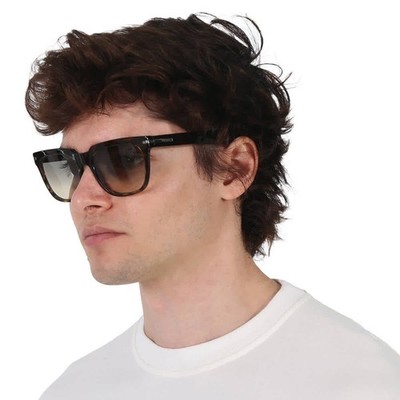 Prada Brown Gradient Square Men's Sunglasses PR 04YS 2AU718 56 PR 04YS 2AU718 56
