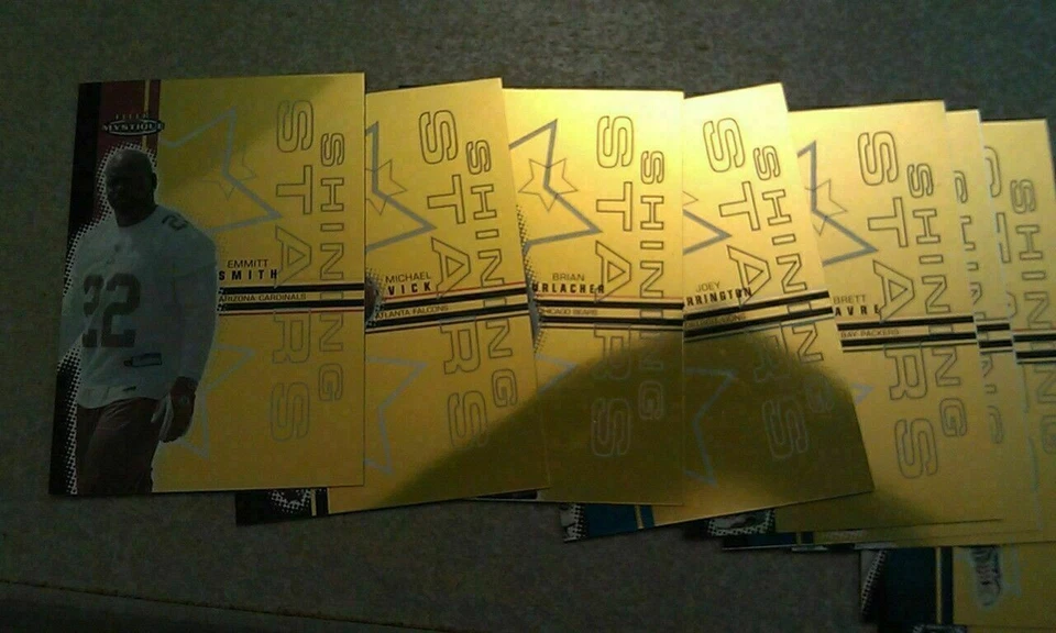 2003 Fleer Mystique GOLD RARE OVERSIZE NFL ROOKIES & SHINING STARS YOU PICK - Image 4 of 4