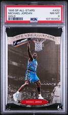 1995-96 SP All Stars Michael Jordan Gold Die-Cut #AS2 PSA 8 Chicago Bulls 2SD