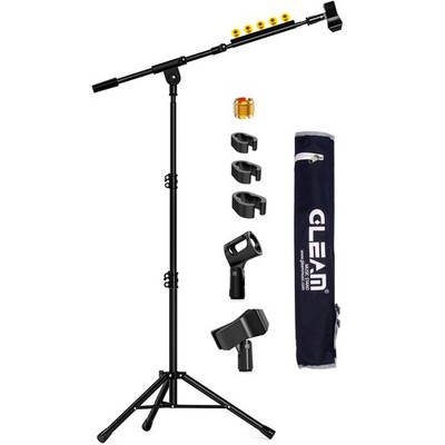 GLEAM Microphone Stand for Light Microphone less than 1 LB - Tripod Boom Arm ...