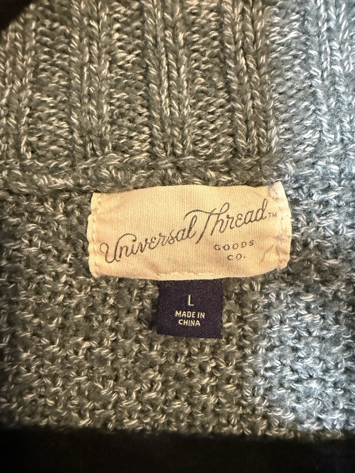 Universal Thread Green Chunky-Knit Pullover Sweat… - image 3