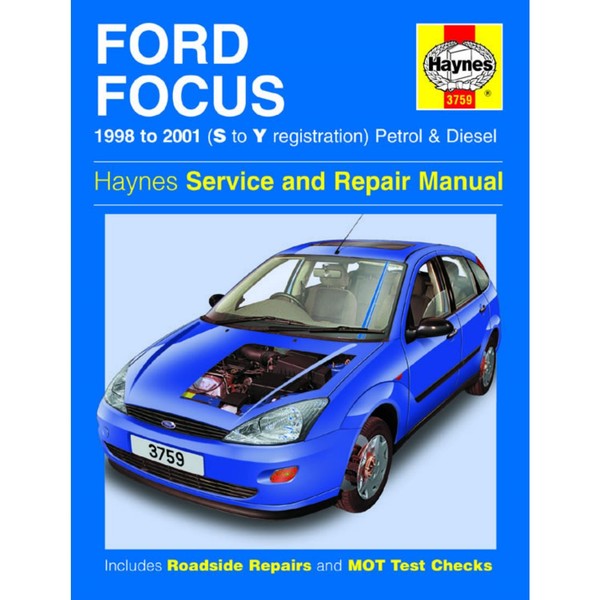 Ford Focus 1998-2001 Benzin Petrol Diesel Repair Manual Haynes-image