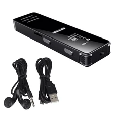 10M Range Recorder 128GB Digital Dictaphone with Password & Music Player