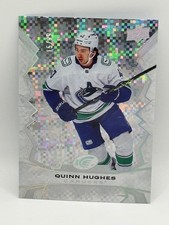 2022-23 Upper Deck Ice Greyscale Quinn Hughes 15/99 Vancouver Canucks