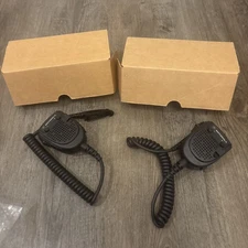 2× Motorola RMN5055A Heavy Duty RSM Speaker Mic – New in Box