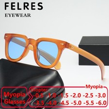 Classic Tinted Myopia Nearsighted Glasses For Men Women Outdoor Shade Sunglasses