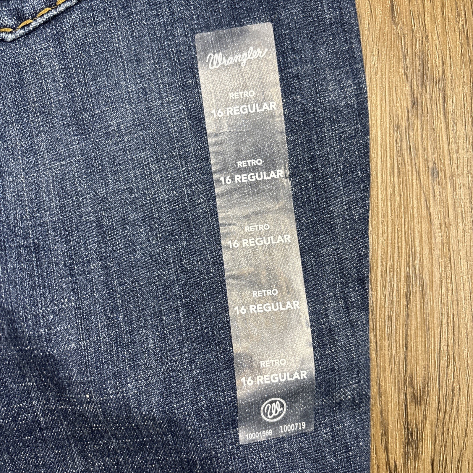 WRANGLER RETRO BOOTCUT JEANS GIRLS 16 DENVER MEDIUM WASH REGULAR FIT MID RISE image 9