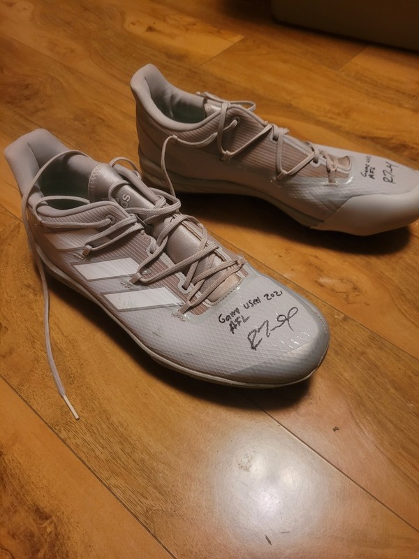 Reagan Todd Game Used Cleats From 2021