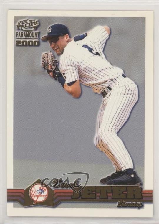 2000 Pacific Paramount Gold Derek Jeter #159 HOF n1u