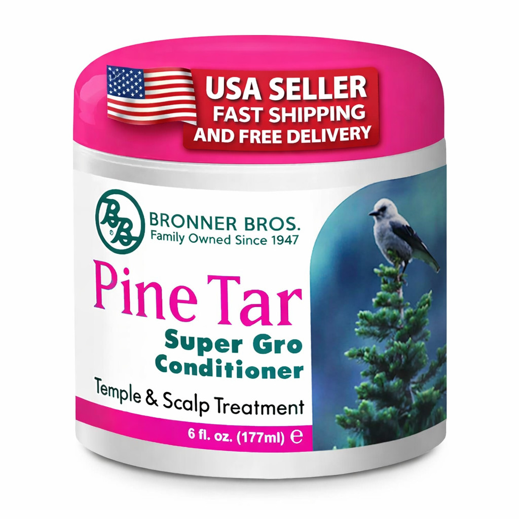 BB Pine Tar Super Gro Conditioning Temple & Scalp Treatment for Dandruff - Sooth