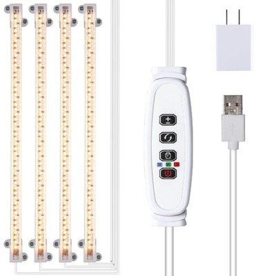 LED Plant Growing Lamp, 3500K Full Spectrum Grow Light Strips for Indoor Plan...