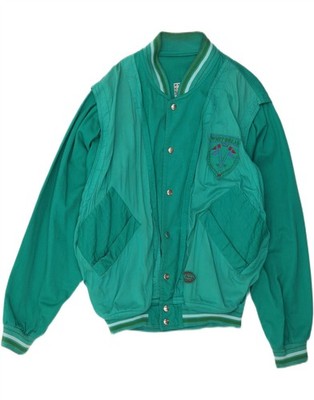 POOH Mens Bomber Jacket IT 46 3XL Green DE07