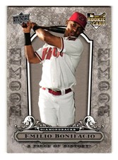 2008 Upper Deck A Piece of History #101 Emilio Bonifacio Diamondbacks  (RC)