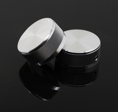 1pcs 35*16 Stripe High-gloss   Aluminum amplifier Volume potentiometer knob *kk