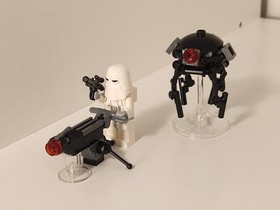 Lego Star Wars 75138 Hoth Attack Minifigures Only- Han Solo, Rebel Trooper -Read