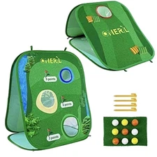 NEW Omeril 3-in-1 Golf Cornhole Game Set w/ Carrying Case