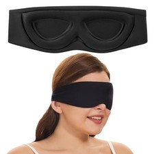 Alaska Bear Sleep Mask For Side Sleepers 2022 Headband Design, Cup-