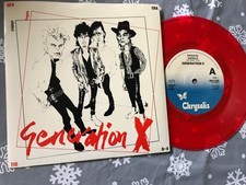 GENERATION X LTD RED VINYL 45-‘ FRIDAYS ANGELS’- CHS2330-NR MINT