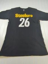 Nfl Pittsburgh Steelers #26 Bell T-shirt Black Men's XL Short Sleeve