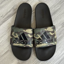 Adidas Adilette Comfort Camo Slide Sandal GW1053 Black Size 18